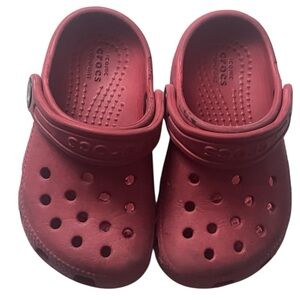 CROCS Kids Vibrant Red Water Shoes